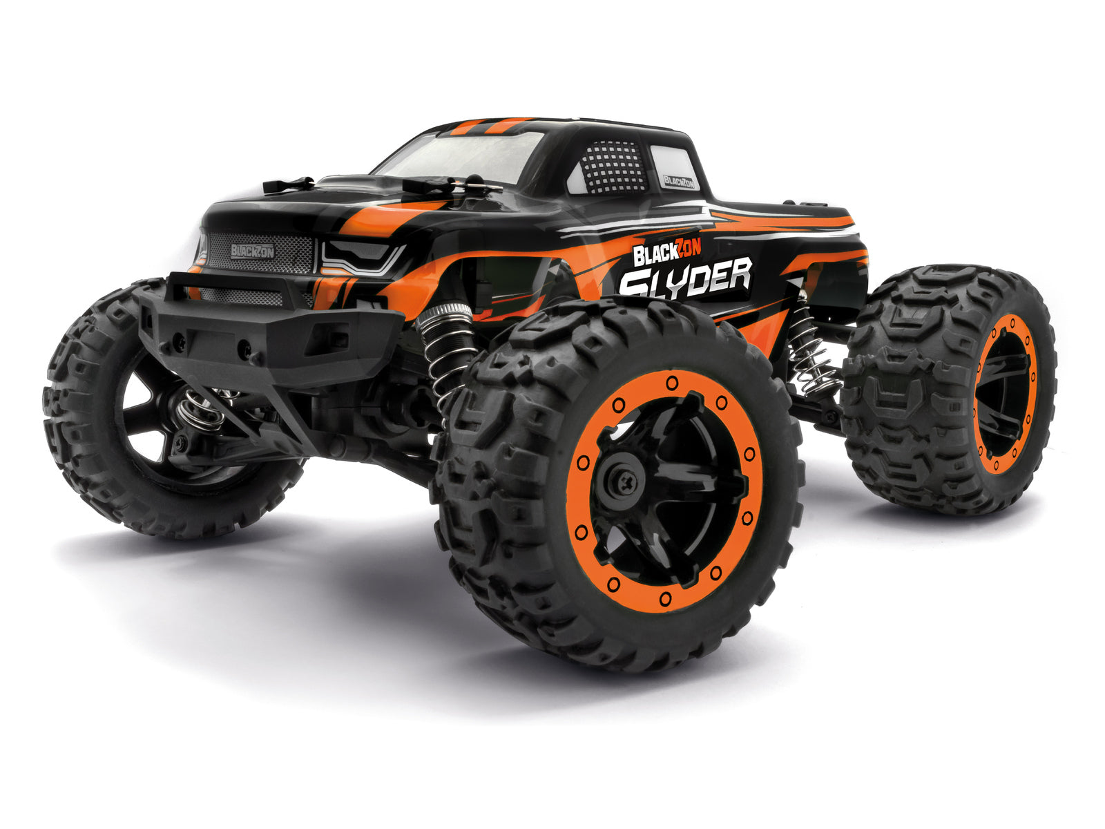 BZ540099 Blackzon Slyder MT 1/16 4WD Electric Monster Truck - Orange BlackZon