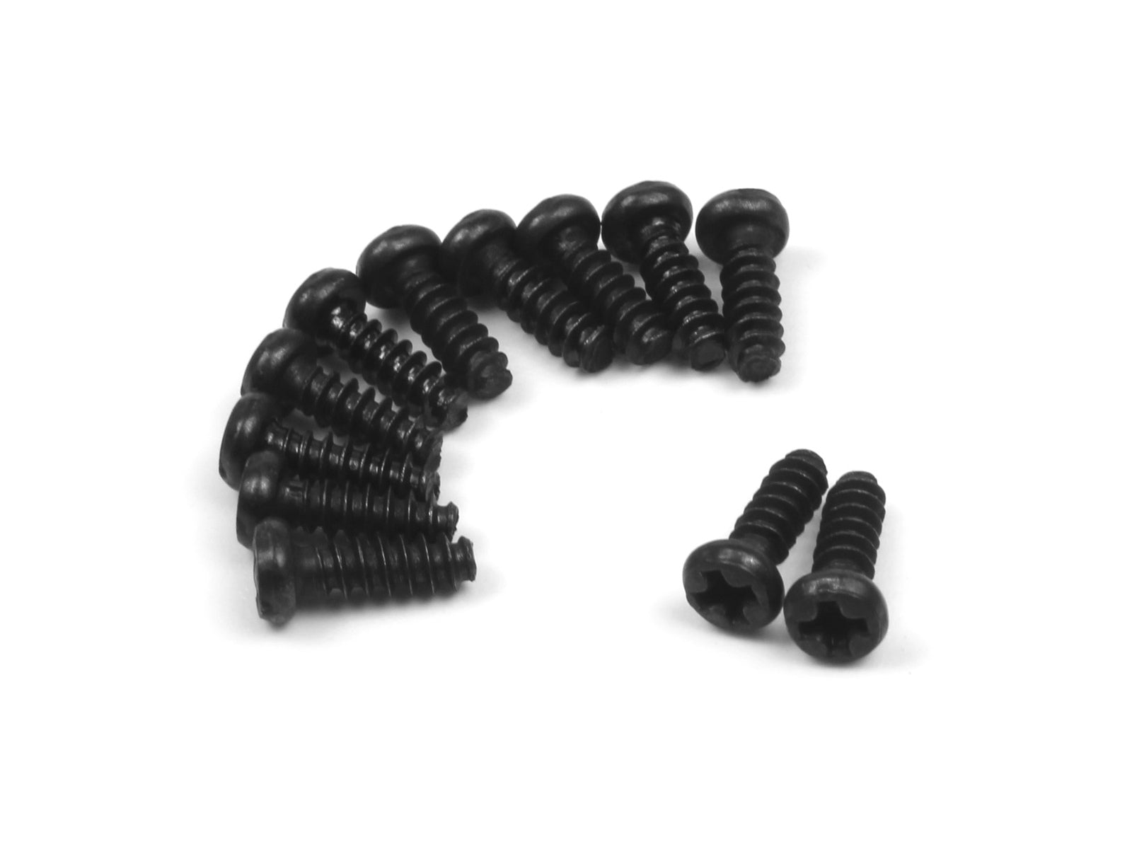 BZ540153 Blackzon Smyter Pan Head Self Tapping Screws PBHO2.6x8mm (12pcs) BlackZon