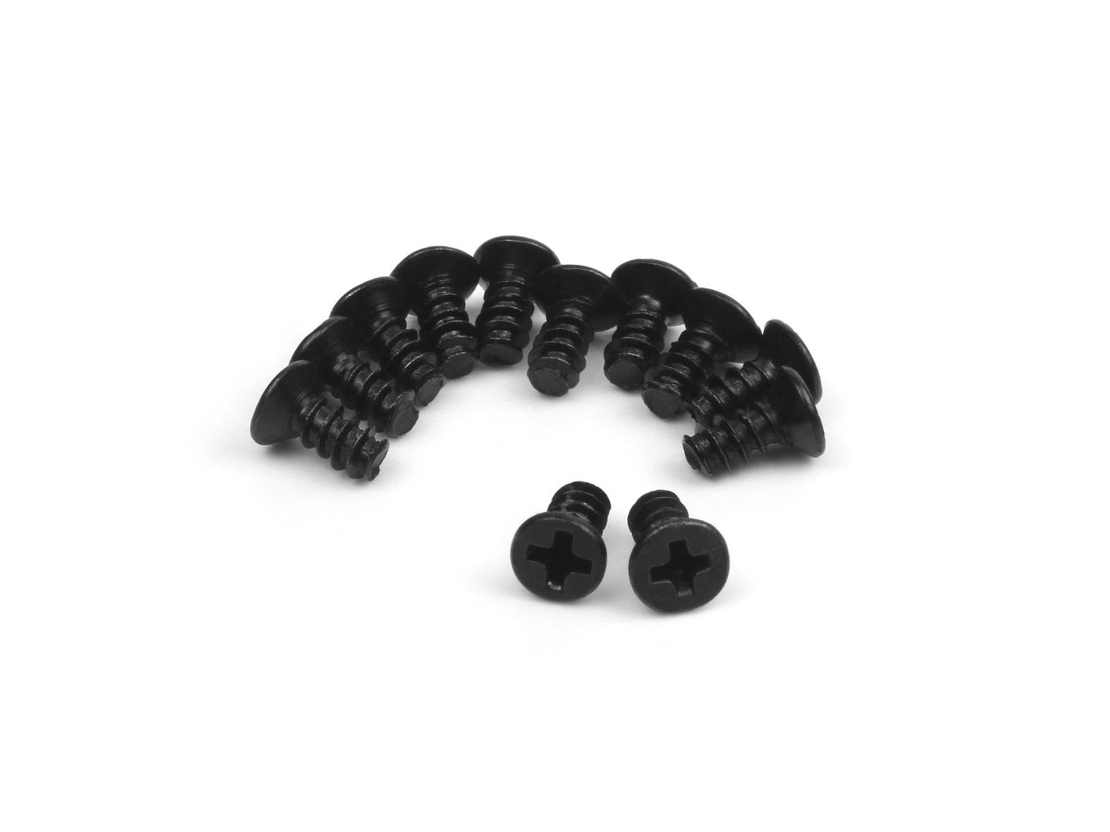 BZ540155 Blackzon Smyter Countersunk Self Tapping Screws KBHO2.6x6mm (12pcs) BlackZon
