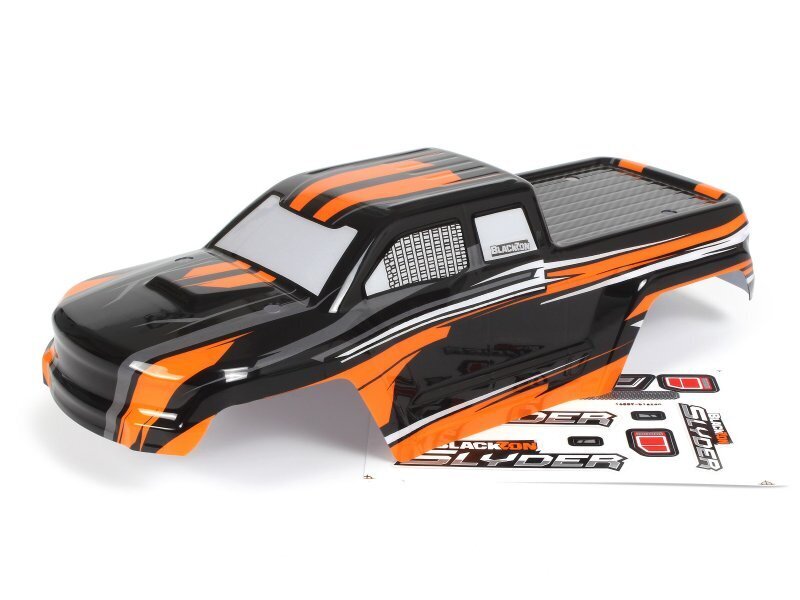 BZ540191 Blackzon Slyder MT Body (Black/Orange) BlackZon