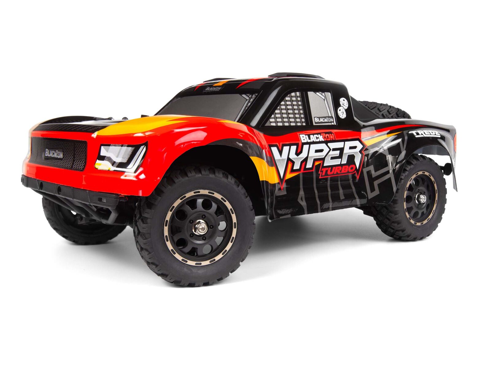 Blackzon Vyper SC Turbo 1/16 4WD 2S Brushless - Red/Orange