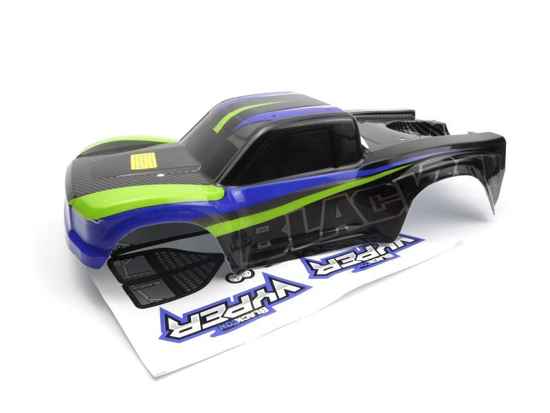 Blackzon Vyper SC Printed Body - Blue/Green
