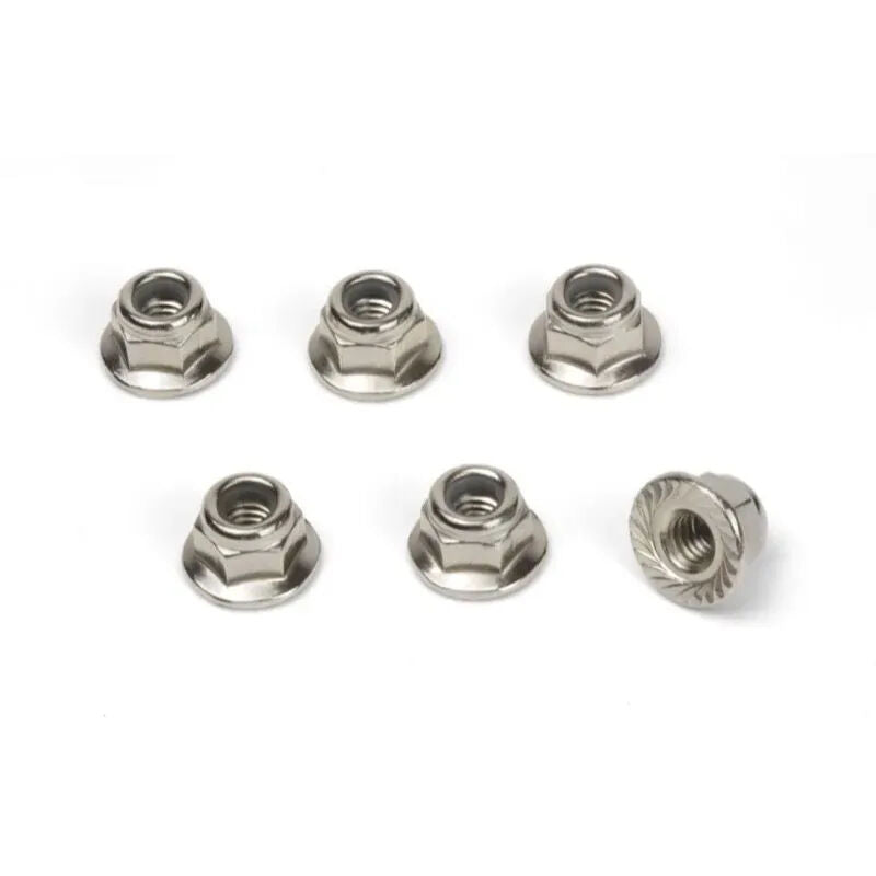 Blackzon M4 Flanged Lock Nuts (6pcs) BZ540453