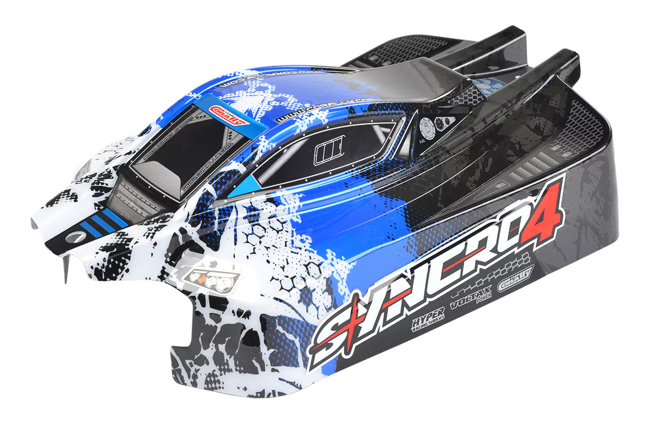 C-00180-1055-B Team Corally - SYNCRO 4 - Body - Painted - Blue - Buggy - 1 pc TEAM CORALLY