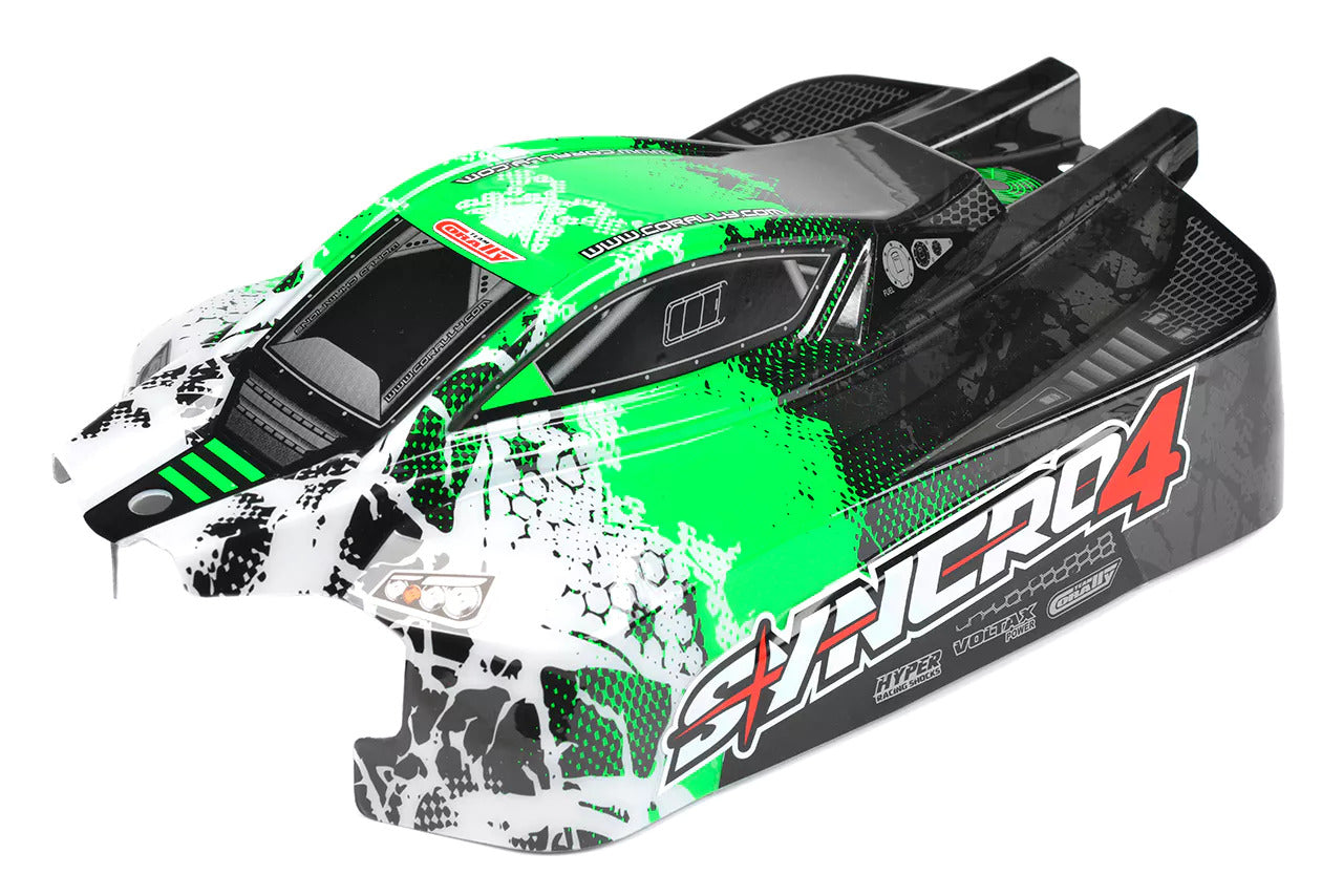 C-00180-1055-G Team Corally - SYNCRO 4 - Body - Painted - Green - Buggy - 1 pc TEAM CORALLY