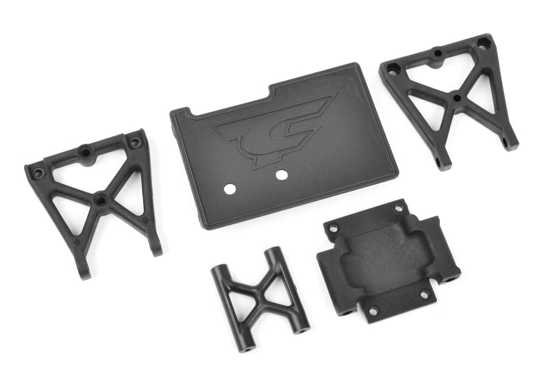 C-00180-301 Team Corally - Center Roll Cage Mount - Composite - 1 Set Team Corally