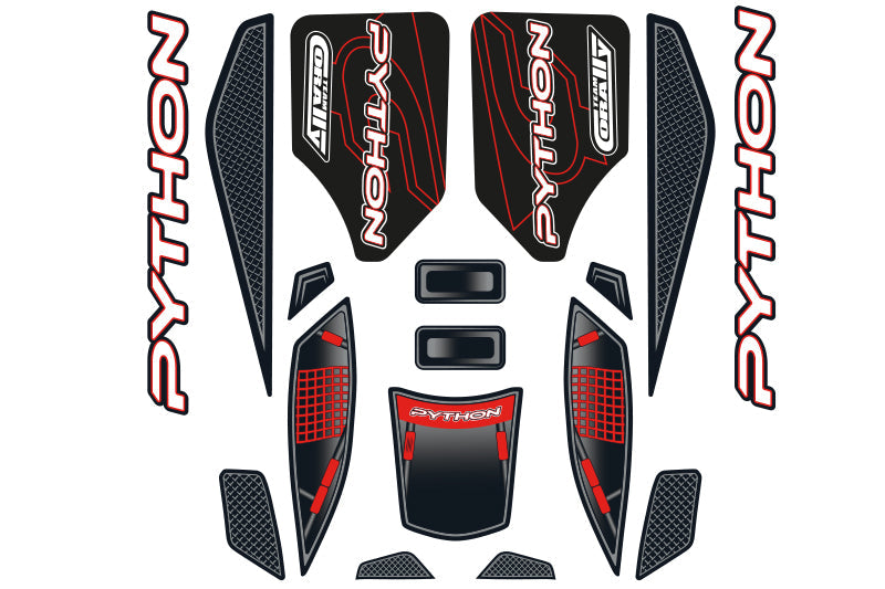 C-00180-377-1 Team Corally - Body Decal Sheet - Python XP 6S - 1 pc Team Corally