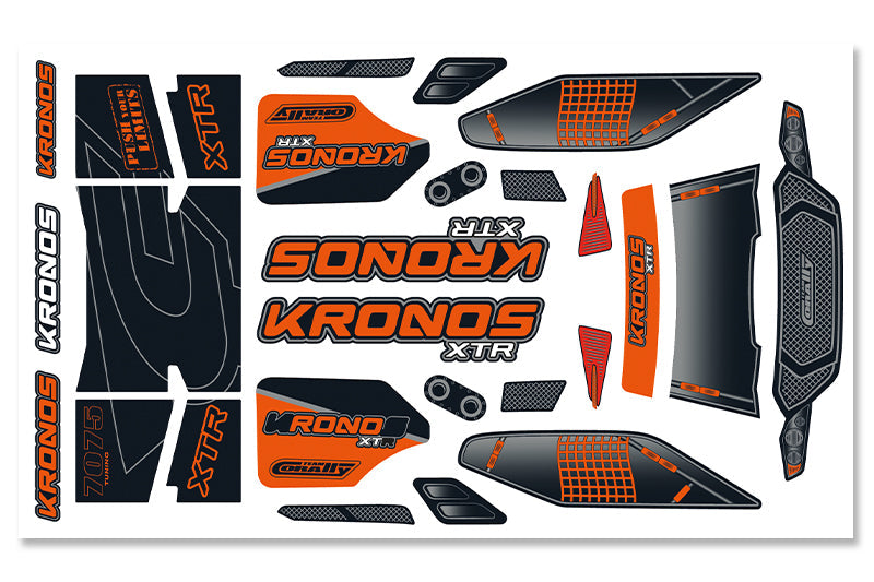 C-00180-380-2 Team Corally - Body Decal Sheet - Kronos XTR - 1 pc Team Corally