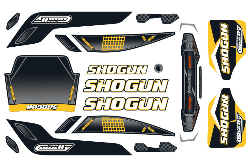 C-00180-385-2 Team Corally - Body Decal Sheet - Shogun XP 6S - 2021 - 1 pc Team Corally