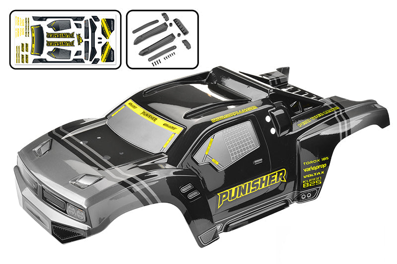 C-00180-388 Team Corally - Polycarbonate Body - Punisher XP - 2021 - Painted - Cut - 1 pc Team Corally