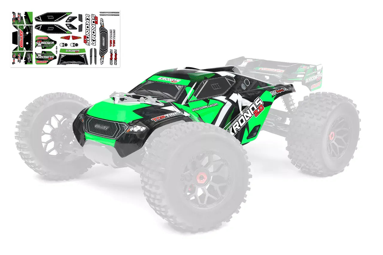 C-00180-390 Team Corally - Polycarbonate Body - Kronos XP 6S 2.0 - 2024 - Painted - Cut - 1 pc TEAM CORALLY