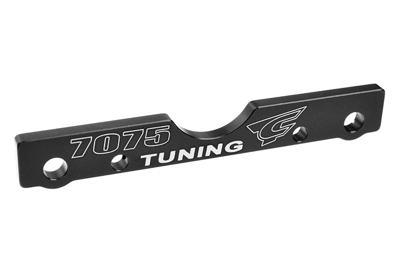 C-00180-682 Team Corally - Suspension Arm Mount - FR - Swiss Made 7075 T6 - 3mm - Hard Anodised - Black - Made In Italy Team Corally