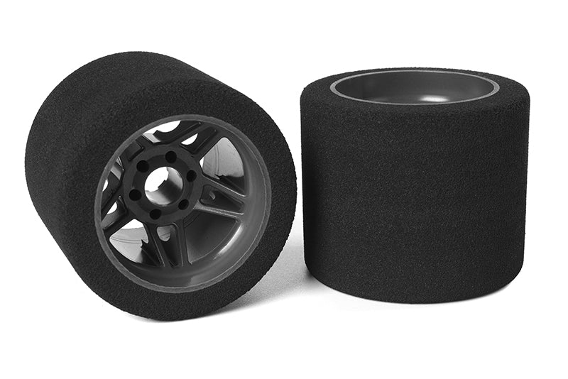 C-14718-32 Team Corally - Attack foam tires - 1/8 SSX-8 - 32 shore - Rear - 72mm - Carbon Flex Rims - 2 pcs Team Corally