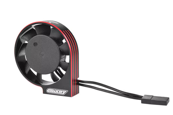 C-53116-1 Team Corally - Ultra High Speed Cooling Fan XF-40 w/BEC connector - 40mm - Black - Red