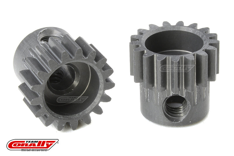 C-70417 Team Corally - 48 DP Pinion - Short - Hard Anodised AL7075 - 17 Teeth - Shaft Dia. 3.17mm Team Corally