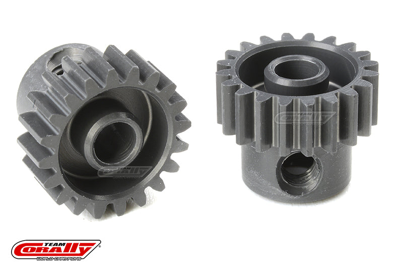 C-70420 Team Corally - 48 DP Pinion - Short - Hard Anodised AL7075 - 20 Teeth - Shaft Dia. 3.17mm Team Corally