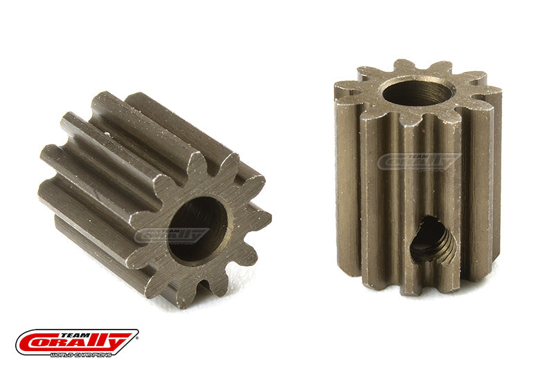 C-71611 Team Corally - M0.6 Pinion - Short - Hardened Steel - 11 Teeth - Shaft Dia. 3.17mm Team Corally