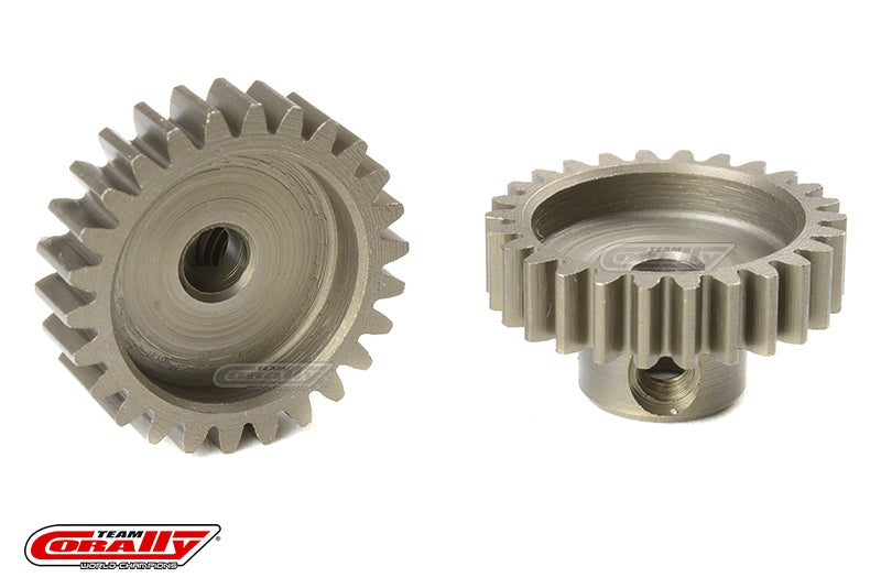 C-71626 Team Corally - M0.6 Pinion - Short - Hardened Steel - 26 Teeth - Shaft Dia. 3.17mm Team Corally