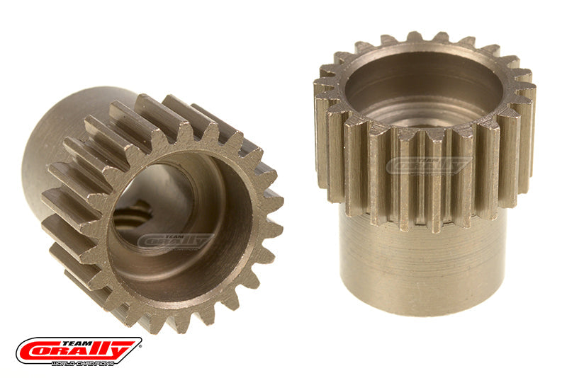 C-72422 Team Corally - 48 DP Pinion Short Hardened Steel 22 Teeth - ¸5mm Team Corally