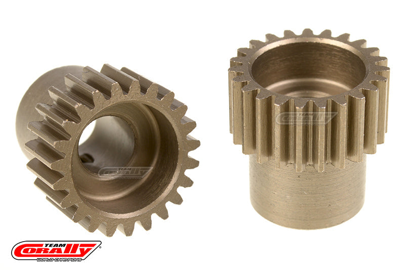 C-72423 Team Corally - 48 DP Pinion Short Hardened Steel 23 Teeth - ¸5mm Team Corally