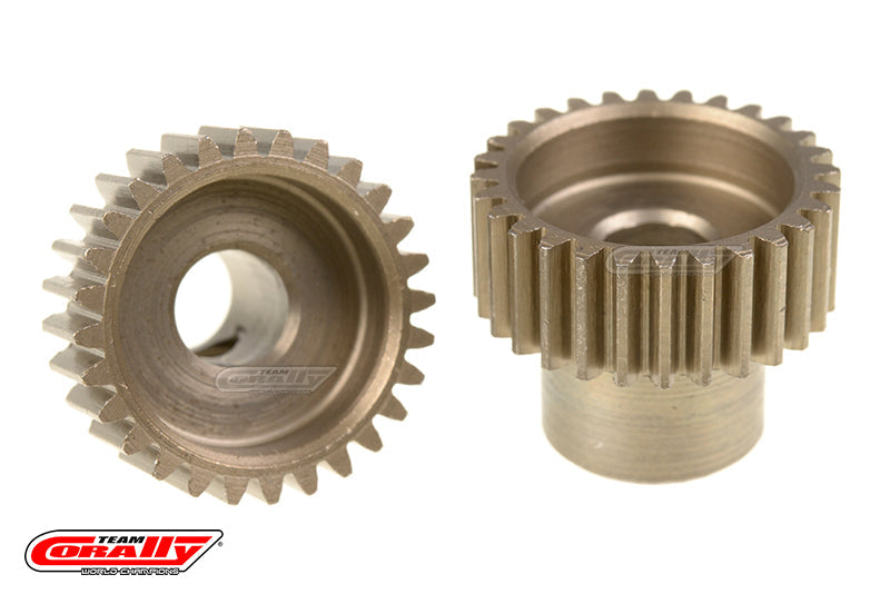 C-72428 Team Corally - 48 DP Pinion Short Hardened Steel 28 Teeth - ¸5mm Team Corally