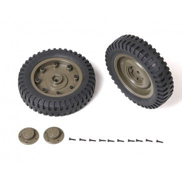 C1003 1:6 1941 MB SCALER REAR WHEELS ASSEMBLY (1 Pair) 1941 MB Scaler Roc Hobby