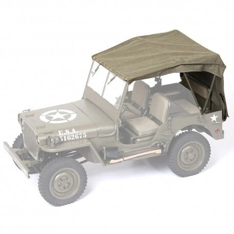 C1167 1:12 1941 WILLYS MB CANVAS TOP Roc Hobby