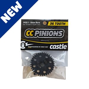 CSE010006534 Castle Creations 36T Mod1 Pinion suit 8mm Shaft, 010-0065-34 Castle Creations