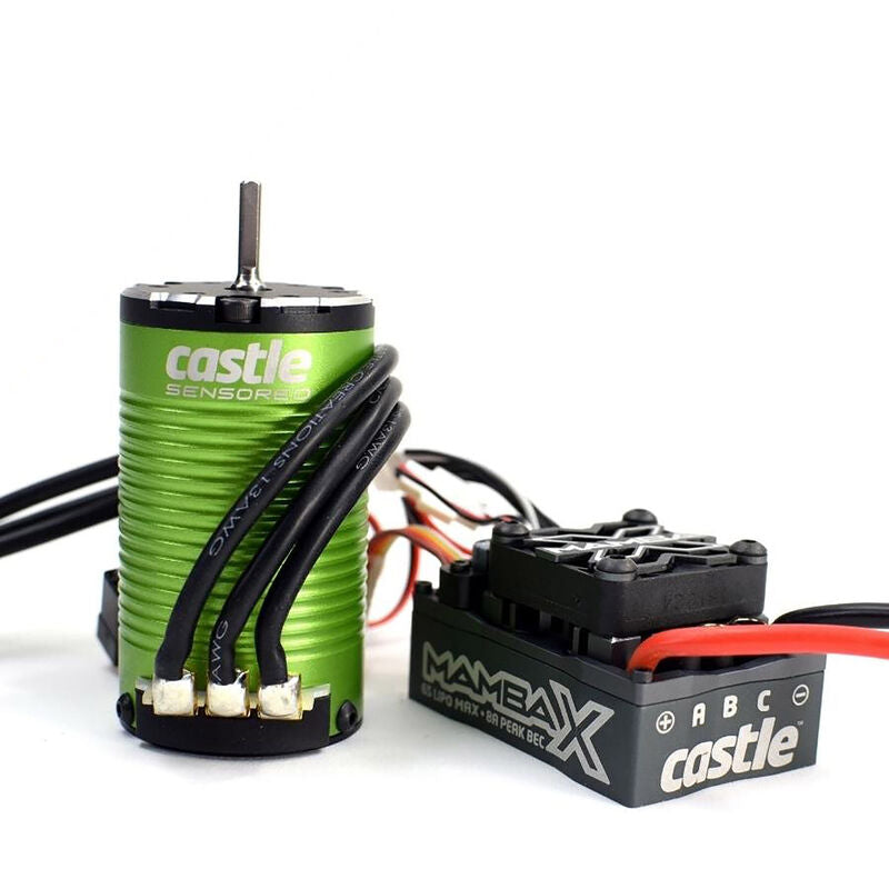 CSE010015513 Castle Creations Mamba X SCT Brushless ESC with 1412-3200kv 5mm Shaft Motor, 010-0155-13 Castle Creations
