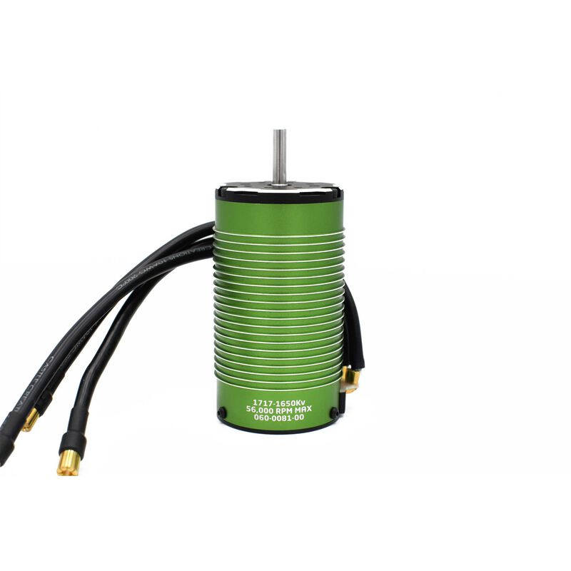 CSE060008100 Castle Creations 1717-1650kv 4 Pole Sensored Brushless Motor, 060-0081-00 Castle Creations