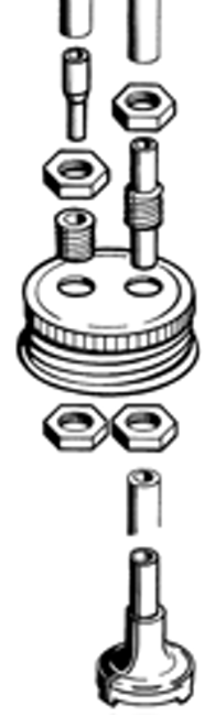DUBRO 192 FUEL CAN CAP FITTINGS (1 PC PER PACK) Dubro