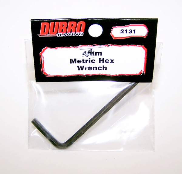 ###DUBRO 2131 4mm Metric Hex Wrench (1 Pc Per Pack)(DISCONTINUED)
