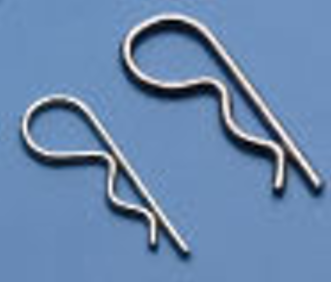 DUBRO 2257 BODY KLIPS (LARGE) 25.4MM X 1.42MM (8 PCS/PACK) Dubro