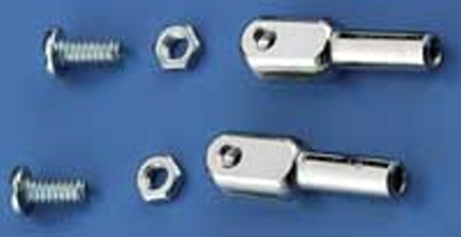 DUBRO 302 4-40 THREADED ROD ENDS (2 PCS PER PACK) Dubro