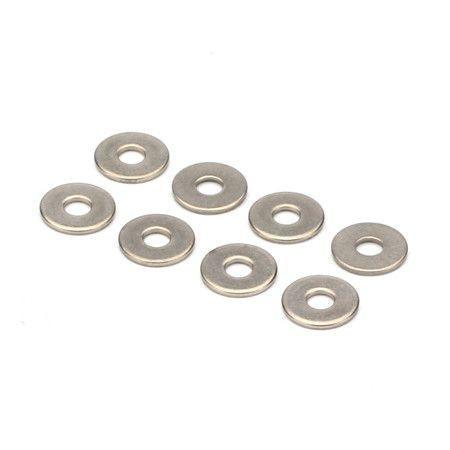 DUBRO 3109 SS NO. 4 FLAT WASHER (8 PCS PER PACK) Dubro