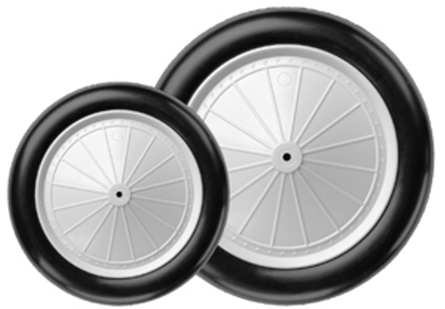 DUBRO 466V 1/6 SCALE 4.66in DIA VINTAGE WHEELS(1 PAIR PER CARD) Dubro