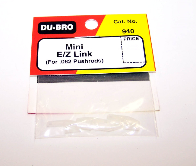 DUBRO 940 MINI E/Z LINK (FOR .062) (4 PCS PER PACK) Dubro