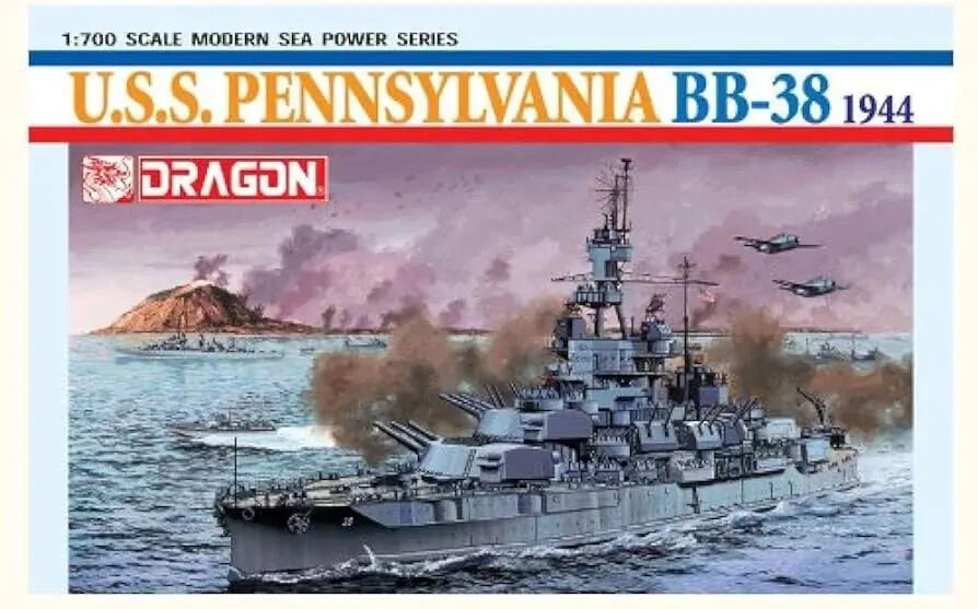 Dragon 1/700 U.S.S. Pennsylvania BB-38 1944 Plastic Model Kit