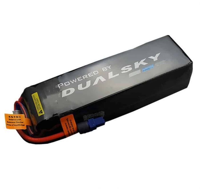 DSB31847 Dualsky 6400mah 4S 14.8v 50C HED LiPo Battery with XT60 Connector DUALSKY