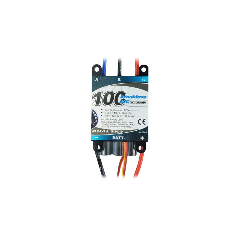 DSB45201 Dualsky 100A 12S OPTO Brushless ESC DUALSKY
