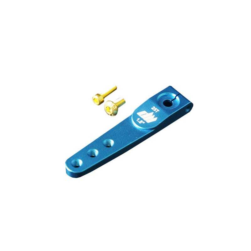 DSS21771 Dualsky Alloy Servo Half Arm, 25T, 1.0inch, Blue DUALSKY