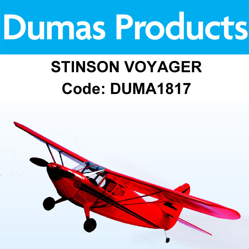 DUMAS 1817 40 INCH STINSON VOYAGER R/C ELECTRIC POWERED DUMAS