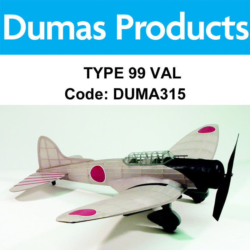 DUMAS 315 TYPE 99 VAL 30 INCH WINGSPAN RUBBER POWERED DUMAS