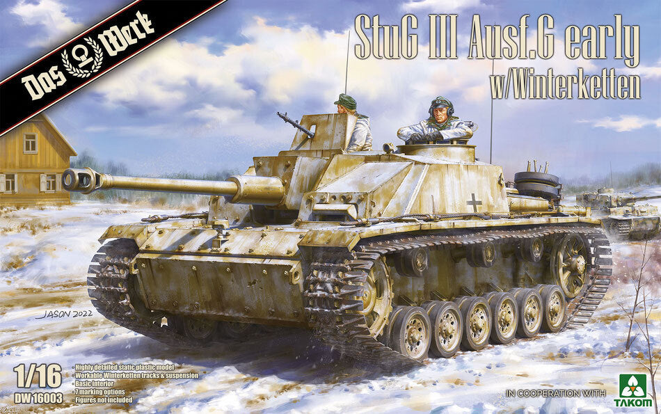 Das Werk 1/16 StuG III Ausf.G w/ Winterketten Plastic Model Kit DWK16003