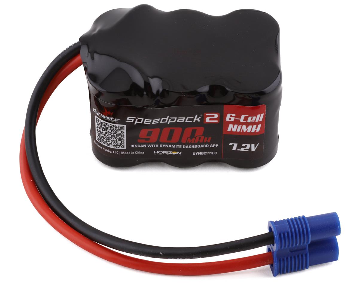 DYNB2111EC Dynamite 900mah 7.2v NiMH 3+3 Battery Pack with EC3 Connector DYNAMITE