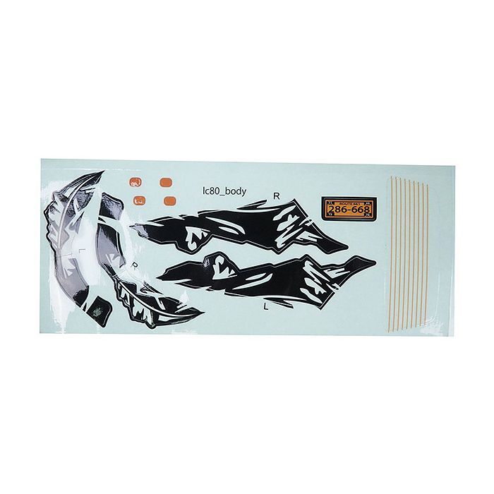 E1024 EAZY Patriot decal Sheet FMS Hobby Cars