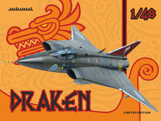 ED01135 Eduard 1/48 Draken Plastic Model Kit Eduard