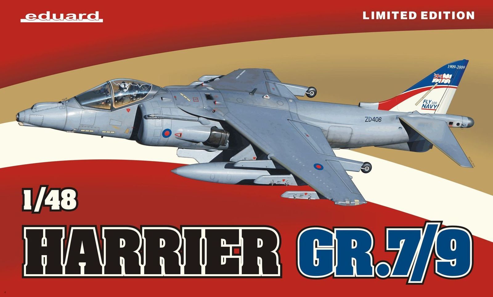 ED01166 Eduard 1/48 Harrier GR.7/9 Plastic Model Kit Eduard