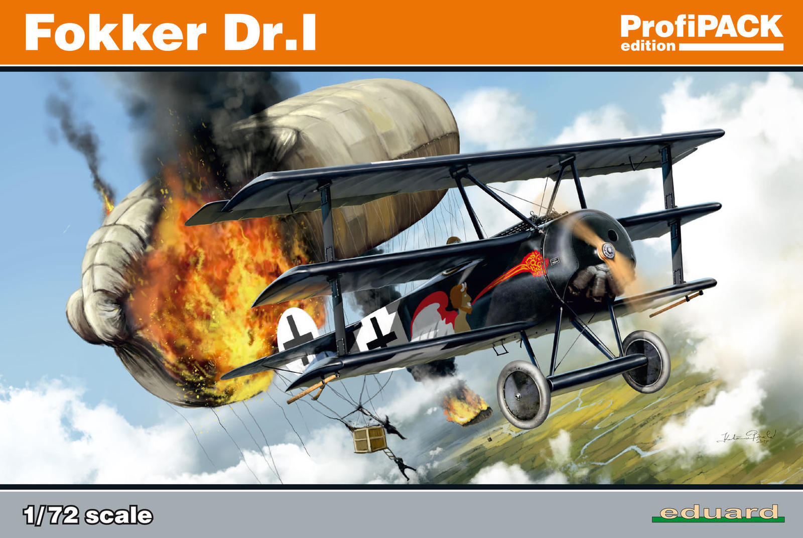 Eduard 1/72 Fokker Dr.I Plastic Model Kit