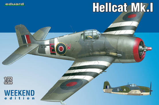 ED07437 Eduard 1/72 Hellcat Mk.I Plastic Model Kit Eduard
